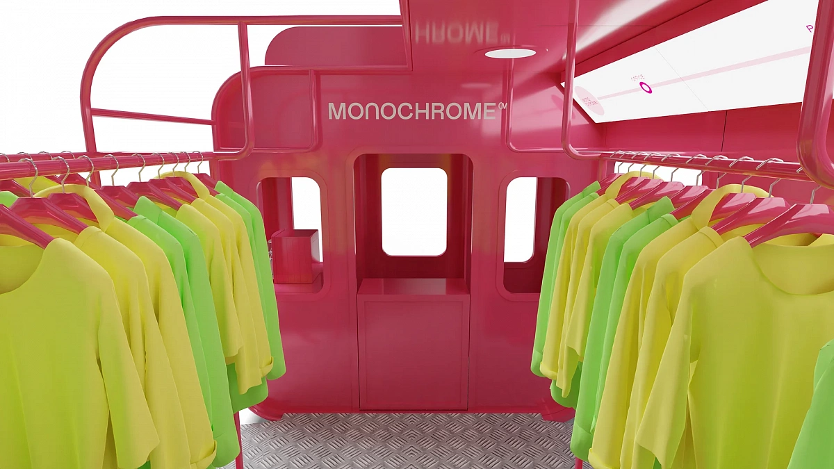 Monochrome pop-up вагон метро